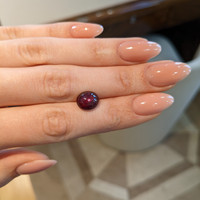 5.83 Ct. Purplish Red Star Ruby from Mozambique Life Style