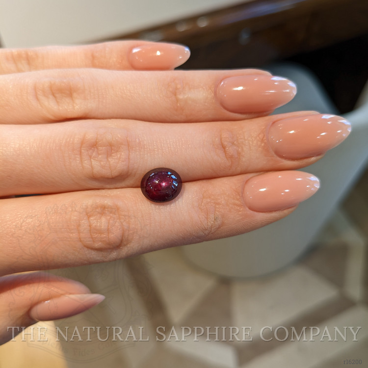 5.83 Ct. Purplish Red Star Ruby from Mozambique