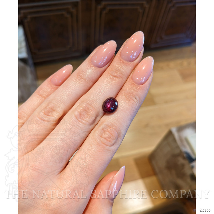 5.83 Ct. Purplish Red Star Ruby from Mozambique