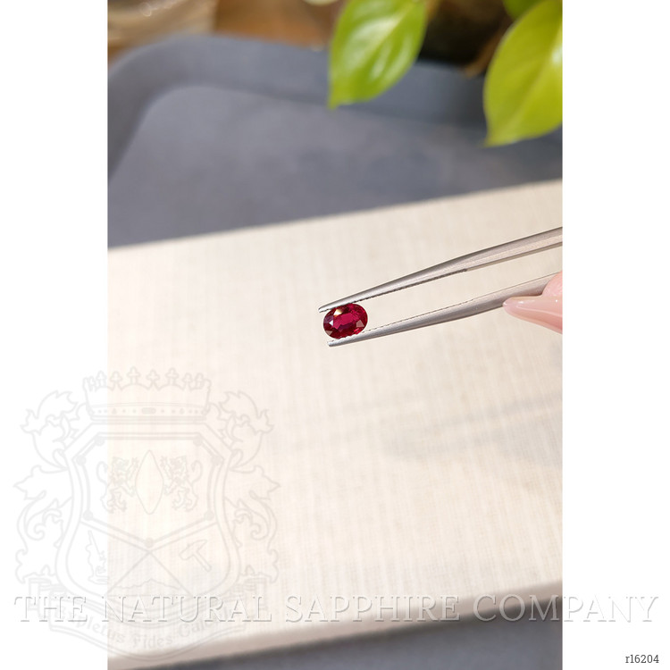 0.70 Ct. Purplish Red Ruby from Burma (Myanmar)