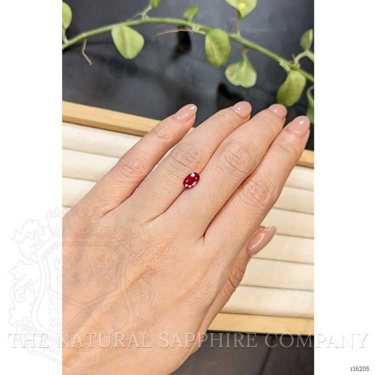 1.03 Ct. Purplish Red Ruby from Burma (Myanmar)