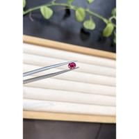 0.79 Ct. Pinkish Red Ruby from Burma (Myanmar) Life Style