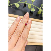 0.79 Ct. Pinkish Red Ruby from Burma (Myanmar) Life Style