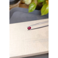 0.74 Ct. Pinkish Red Ruby from Burma (Myanmar) Life Style