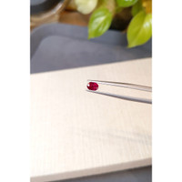 0.69 Ct. Purplish Red Ruby from Burma (Myanmar) Life Style