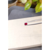 0.69 Ct. Purplish Red Ruby from Burma (Myanmar) Life Style