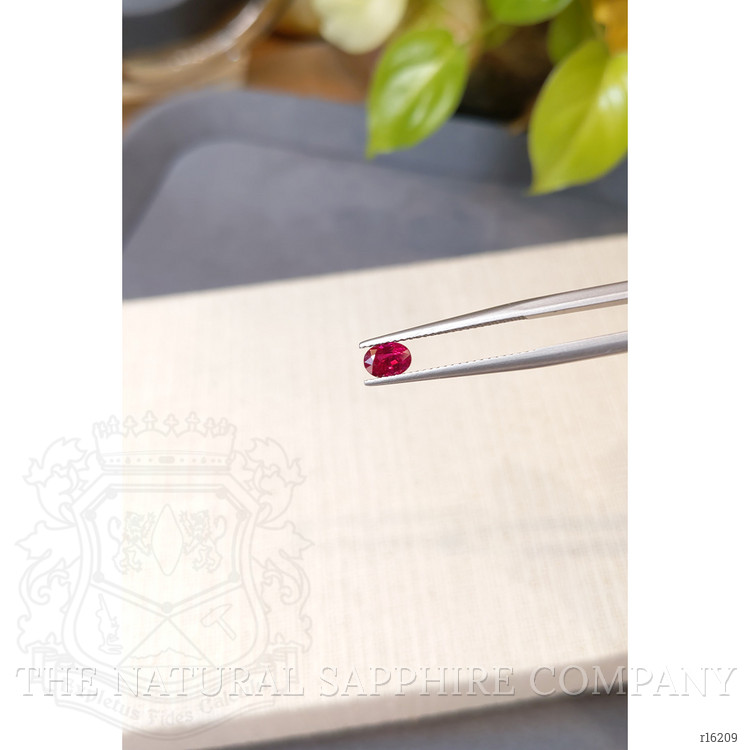0.69 Ct. Purplish Red Ruby from Burma (Myanmar)