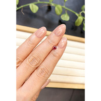 0.49 Ct. Pinkish Red Ruby from Burma (Myanmar) Life Style