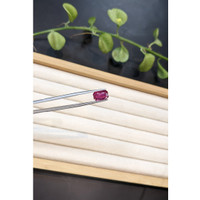3.37 Ct. Purplish Red Ruby from Mozambique Life Style