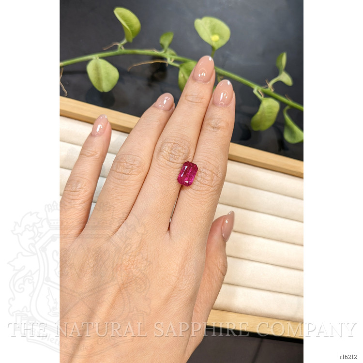 3.37 Ct. Purplish Red Ruby from Mozambique