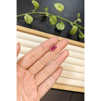 3.37 Ct. Purplish Red Ruby from Mozambique Life Style