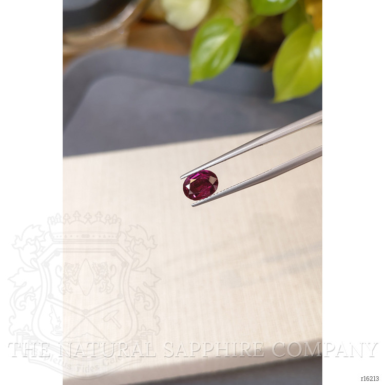 2.10 Ct. Purplish Red Ruby from Thailand