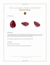 2.69 Ct. Ruby from Mozambique Appraisal