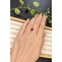 1.44 Ct. Pinkish Red Ruby from Mozambique Life Style
