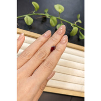 1.27 Ct. Purplish Red Ruby from Mozambique Life Style