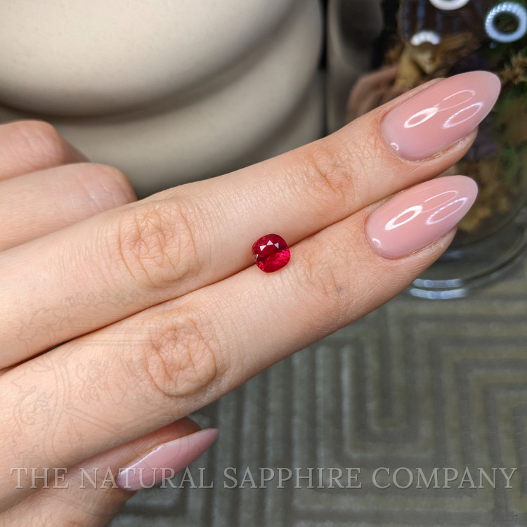 1.46 Ct. Pinkish Red Ruby from Burma (Myanmar)