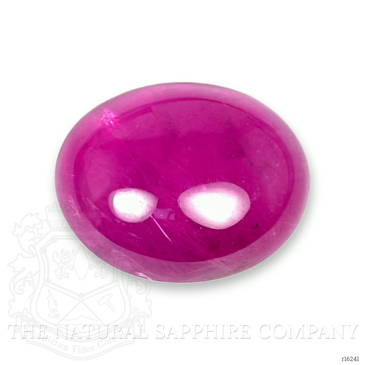 20.94 Ct. Pinkish Red Cabochon Ruby from Burma (Myanmar)