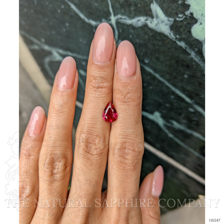 2.02 Ct. Pinkish Red Ruby from Burma (Myanmar)