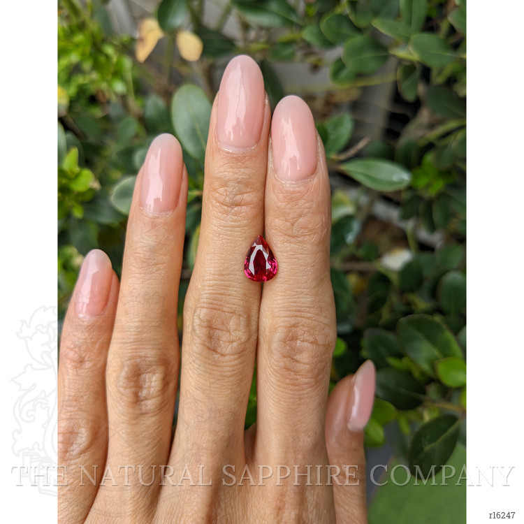 2.02 Ct. Pinkish Red Ruby from Burma (Myanmar)