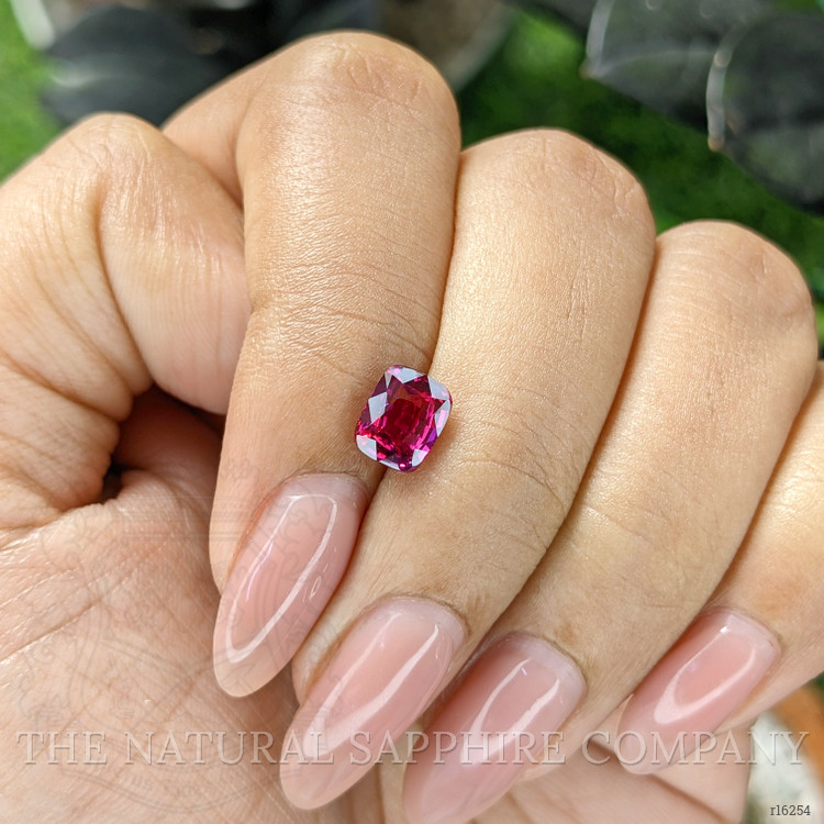 1.50 Ct. Purplish Red Ruby from Ceylon (Sri Lanka)
