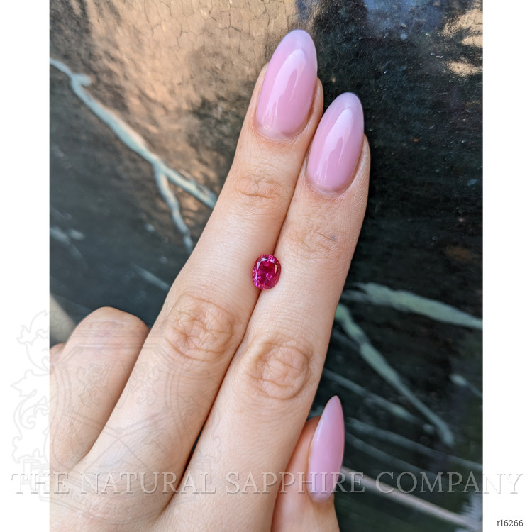 1.64 Ct. Pinkish Red Ruby from Burma (Myanmar)