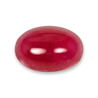 7.21 Ct. Pinkish Red Cabochon Ruby from Burma (Myanmar) Video