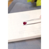 0.86 Ct. Purplish Red Ruby from Burma (Myanmar) Life Style