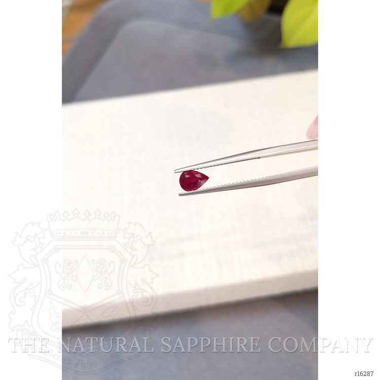 0.86 Ct. Purplish Red Ruby from Burma (Myanmar)