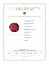 0.72 Ct. Ruby from Mozambique Scan Report