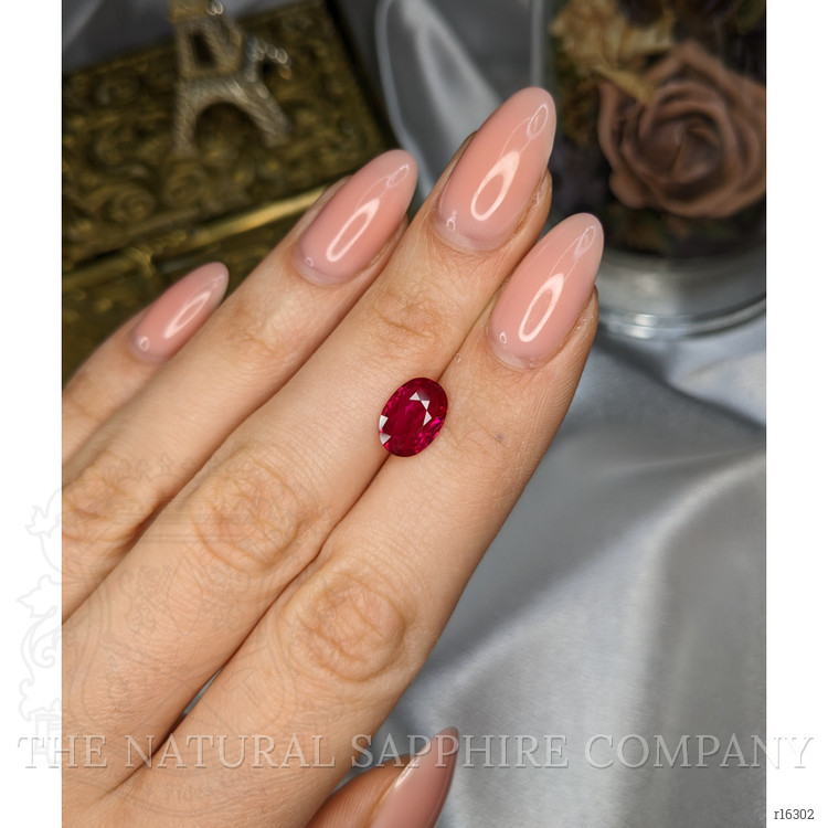 3.02 Ct. Pinkish Red Ruby from Burma (Myanmar)