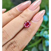 1.04 Ct. Pinkish Red Ruby from Tanzania Life Style