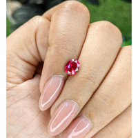 1.04 Ct. Pinkish Red Ruby from Tanzania Life Style