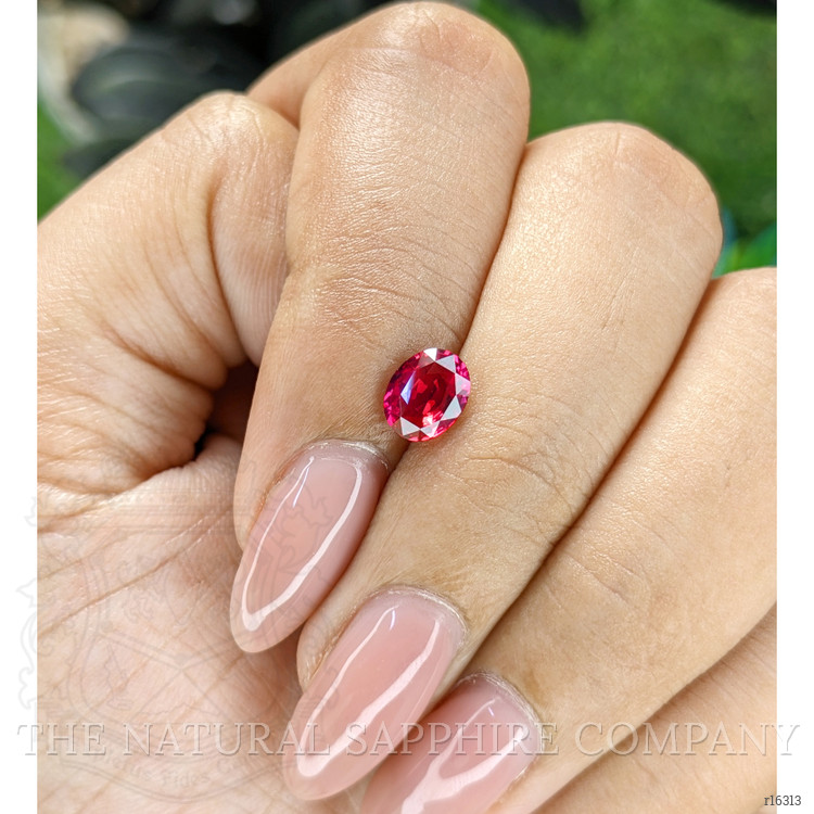 1.04 Ct. Pinkish Red Ruby from Tanzania
