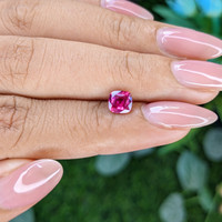 1.02 Ct. Pinkish Red Ruby from Tanzania Life Style