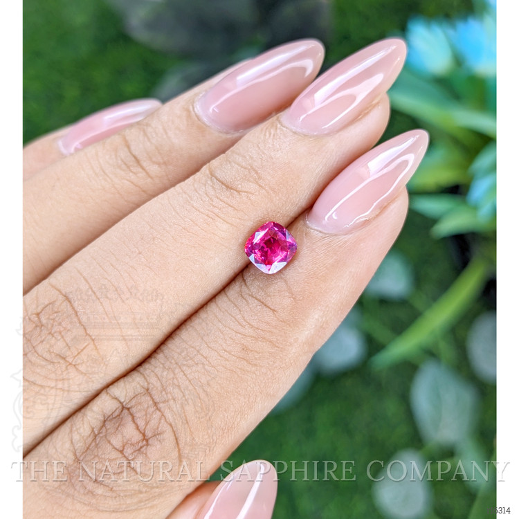 1.02 Ct. Pinkish Red Ruby from Tanzania