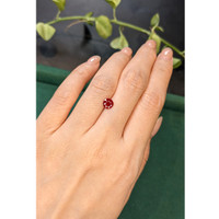 0.90 Ct. Ruby from Mozambique Life Style