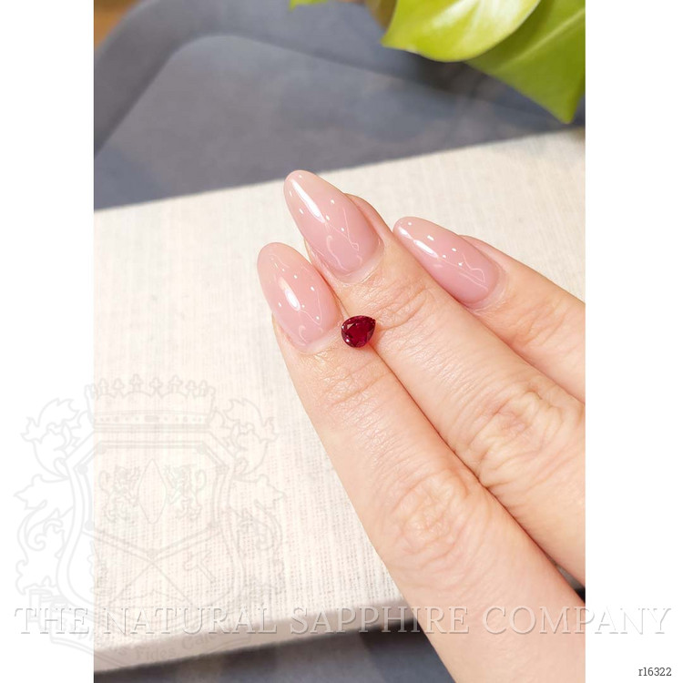 0.90 Ct. Purplish Red Ruby from Burma (Myanmar)