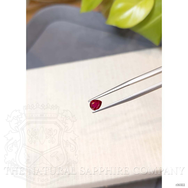 0.90 Ct. Purplish Red Ruby from Burma (Myanmar)