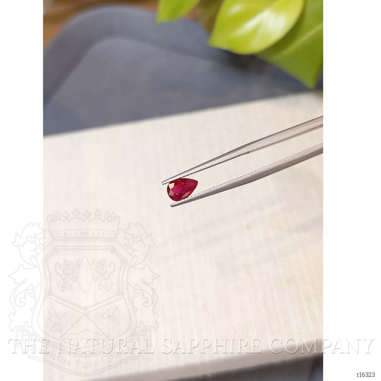 0.75 Ct. Purplish Red Ruby from Burma (Myanmar)