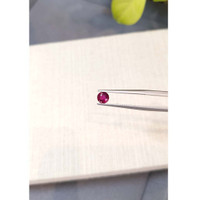 0.69 Ct. Purplish Red Ruby from Burma (Myanmar) Life Style