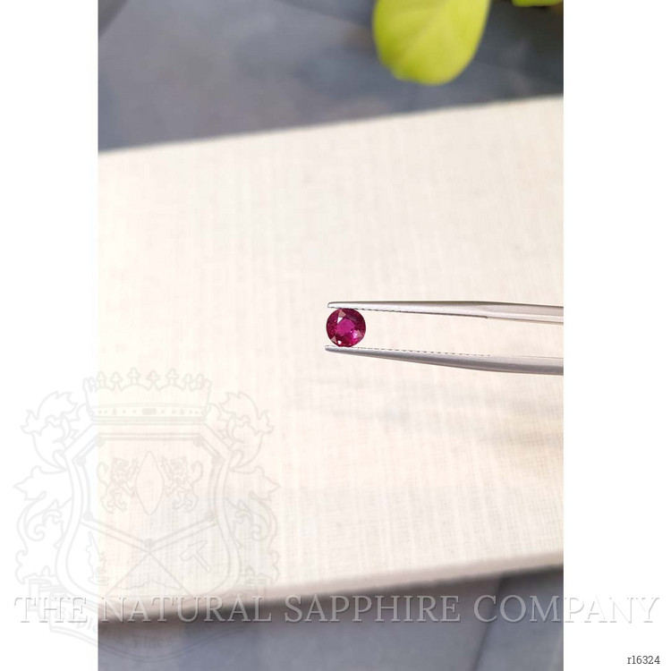 0.69 Ct. Purplish Red Ruby from Burma (Myanmar)