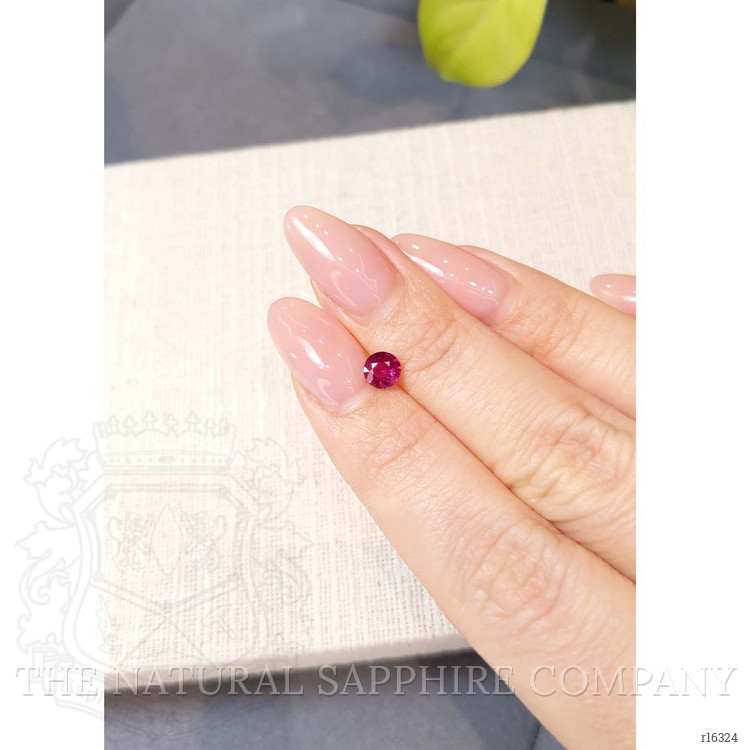 0.69 Ct. Purplish Red Ruby from Burma (Myanmar)
