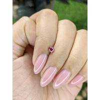 0.32 Ct. Purplish Red Ruby from Tanzania Life Style