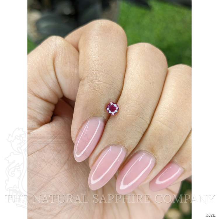0.32 Ct. Purplish Red Ruby from Tanzania