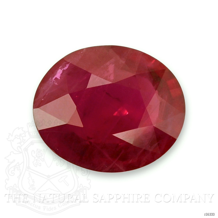 3.50 Ct. Pinkish Red Ruby from Burma (Myanmar)