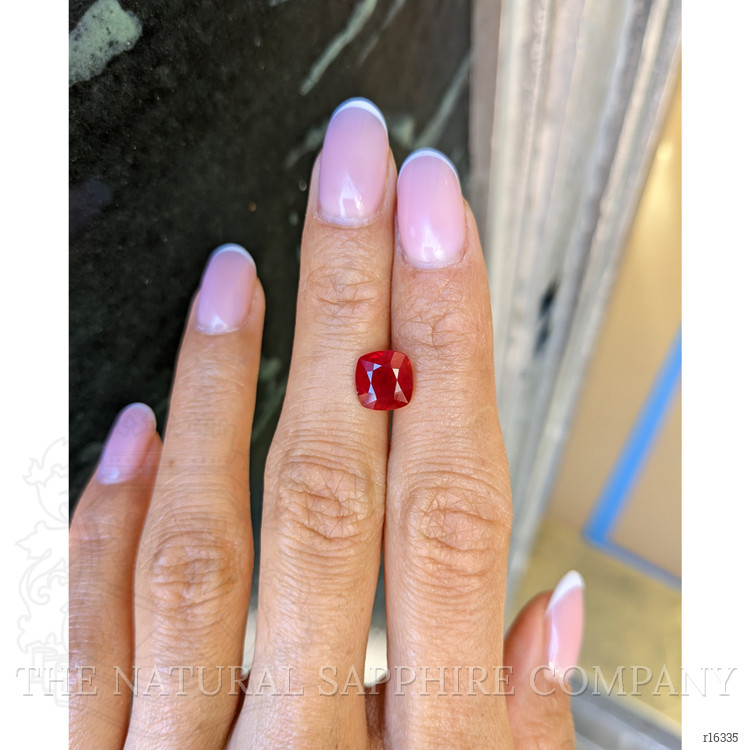 3.05 Ct. Pinkish Red Ruby from Burma (Myanmar)
