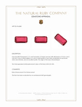1.51 Ct. Ruby from Mozambique Appraisal