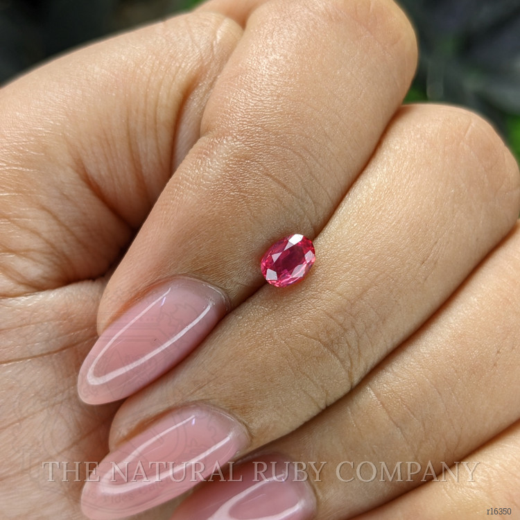 0.46 Ct. Pinkish Red Ruby from Tanzania
