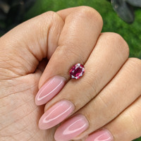 1.22 Ct. Pinkish Red Ruby from Tanzania Life Style