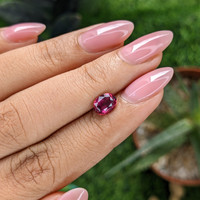 1.22 Ct. Pinkish Red Ruby from Tanzania Life Style